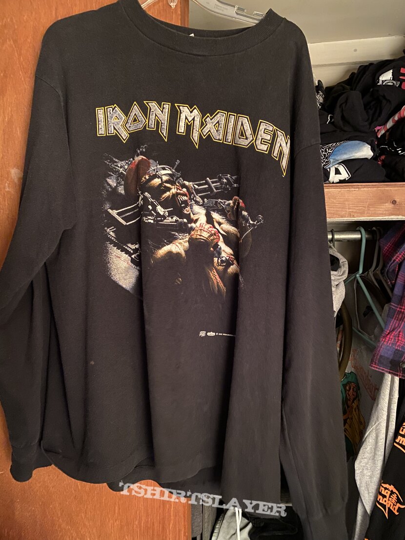 Iron Maiden Man on the Edge Longsleeve 1995