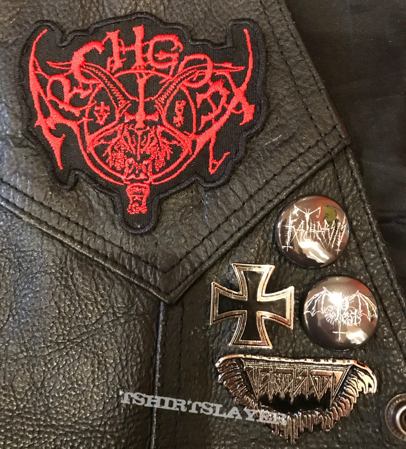 Bathory Black Metal leather vest