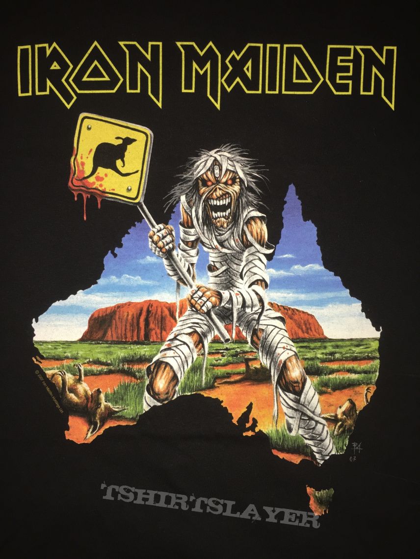 Iron Maiden - Australia 2008 event shirt