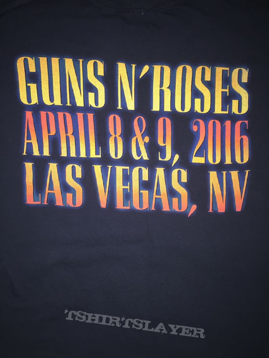 Guns N&#039; Roses - Las Vegas 2016 event shirt