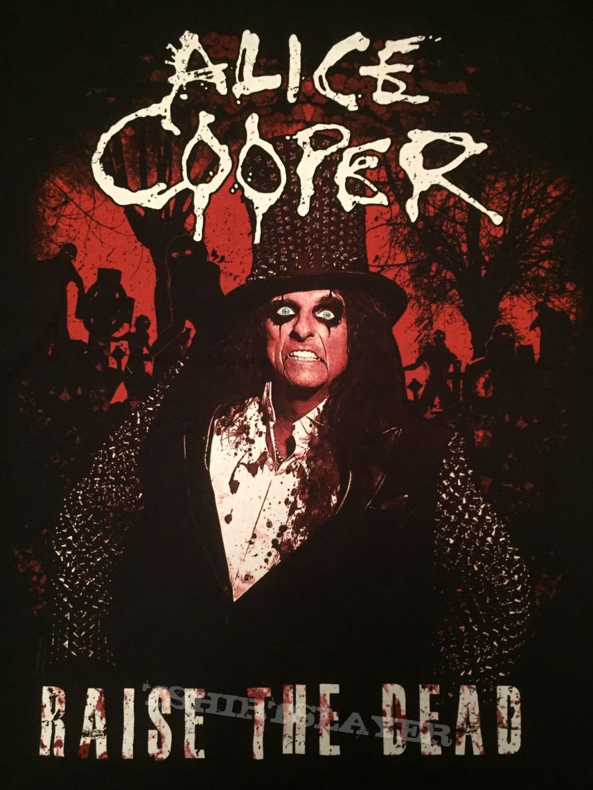 Alice Cooper - Raise The Dead 2012 tour shirt
