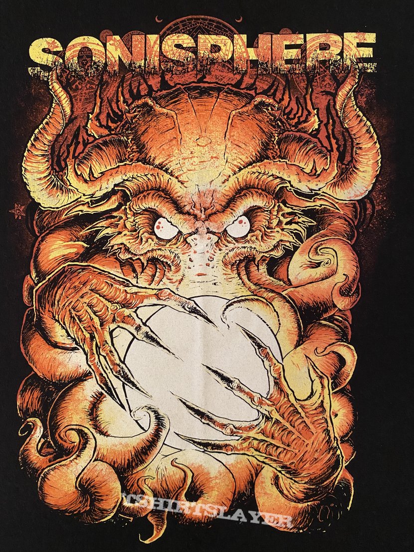 Iron Maiden Sonisphere Rome 2016 festival shirt