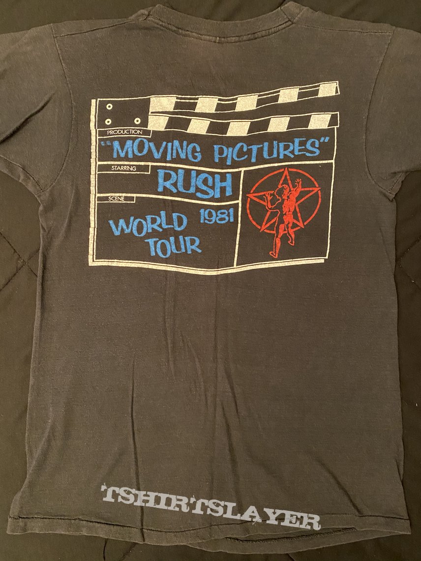 Rush - Moving Pictures 1981 tour shirt