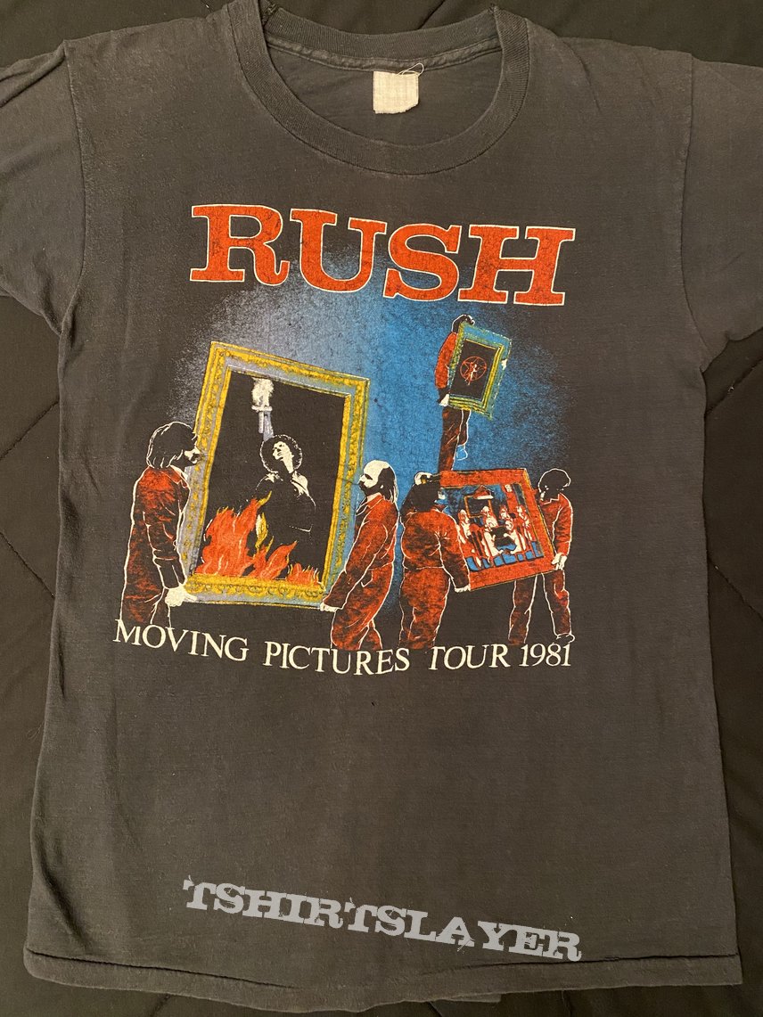 Rush - Moving Pictures 1981 tour shirt