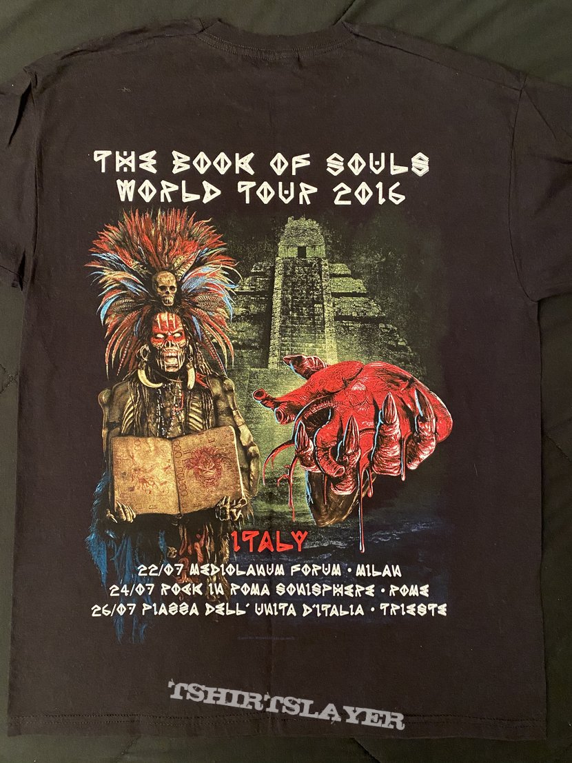 Iron Maiden - Italy 2016 event shirt