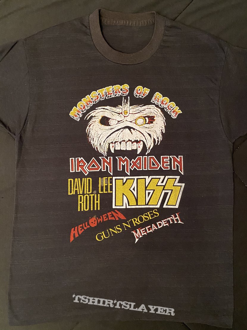 Iron Maiden Monsters Of Rock - Donington 1988 festival shirt ...