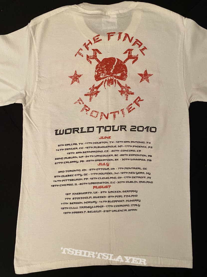 Iron Maiden - The Final Frontier 2010 tour shirt