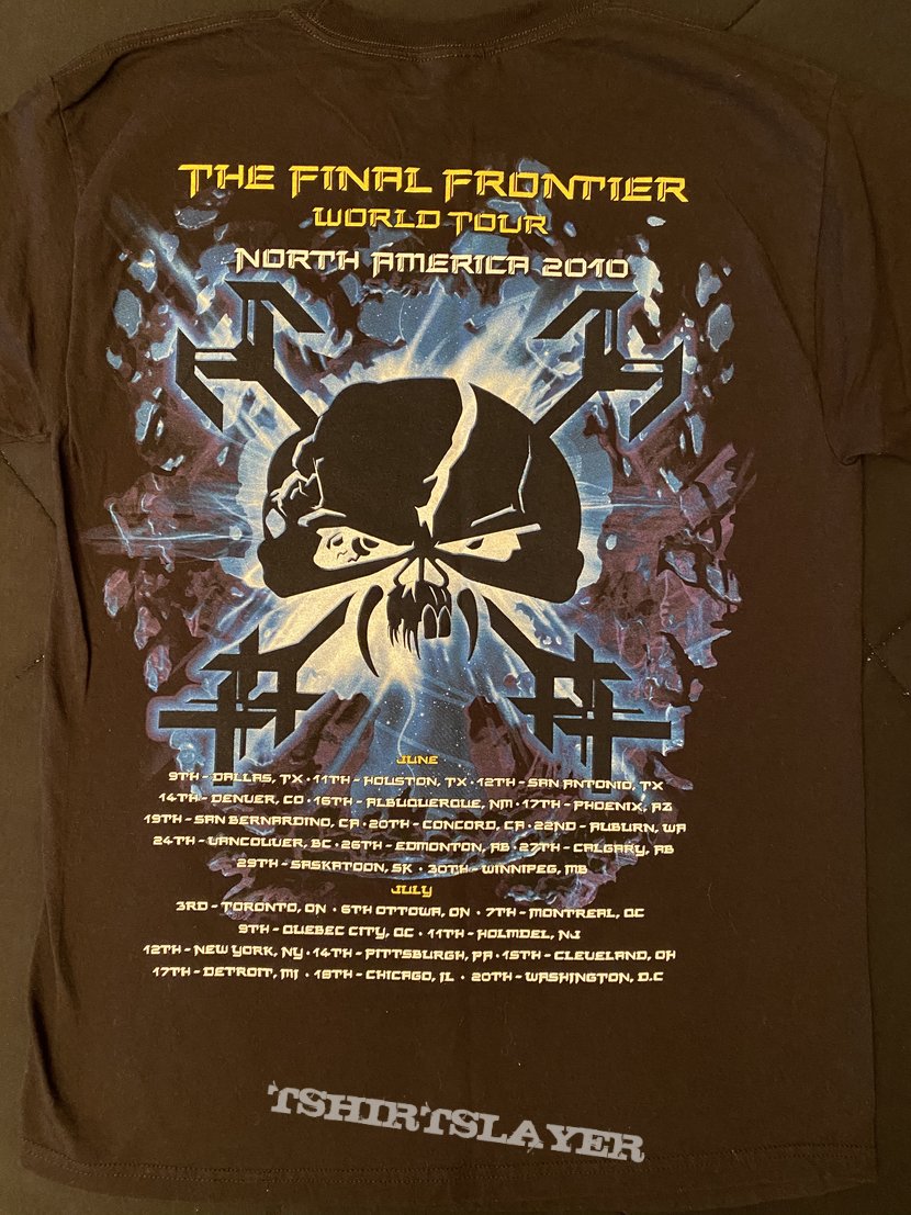 Iron Maiden - The Final Frontier 2010 tour shirt