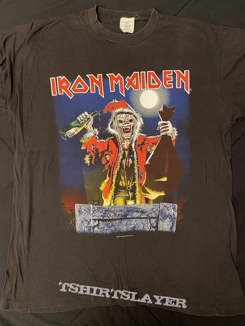 Iron Maiden - No Prayer On The Road 1990 Christmas shirt