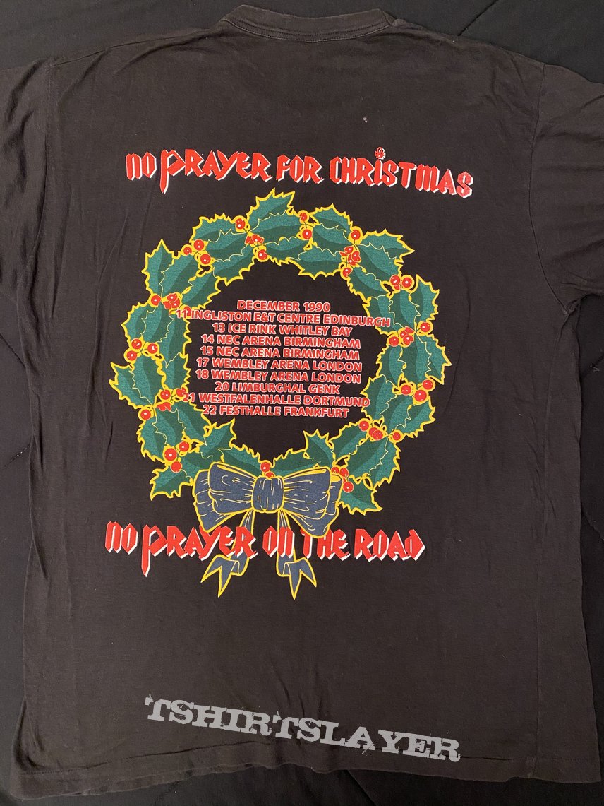 Iron Maiden - No Prayer On The Road 1990 Christmas shirt