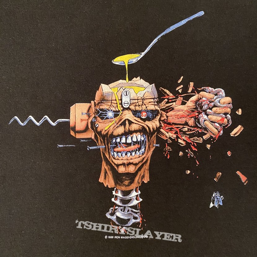 Iron Maiden - Charlotte And The Harlots 1988 warm-up gig event shirt Iron Maiden - Charlotte And The Harlots 1988 warm-up gig event shirt