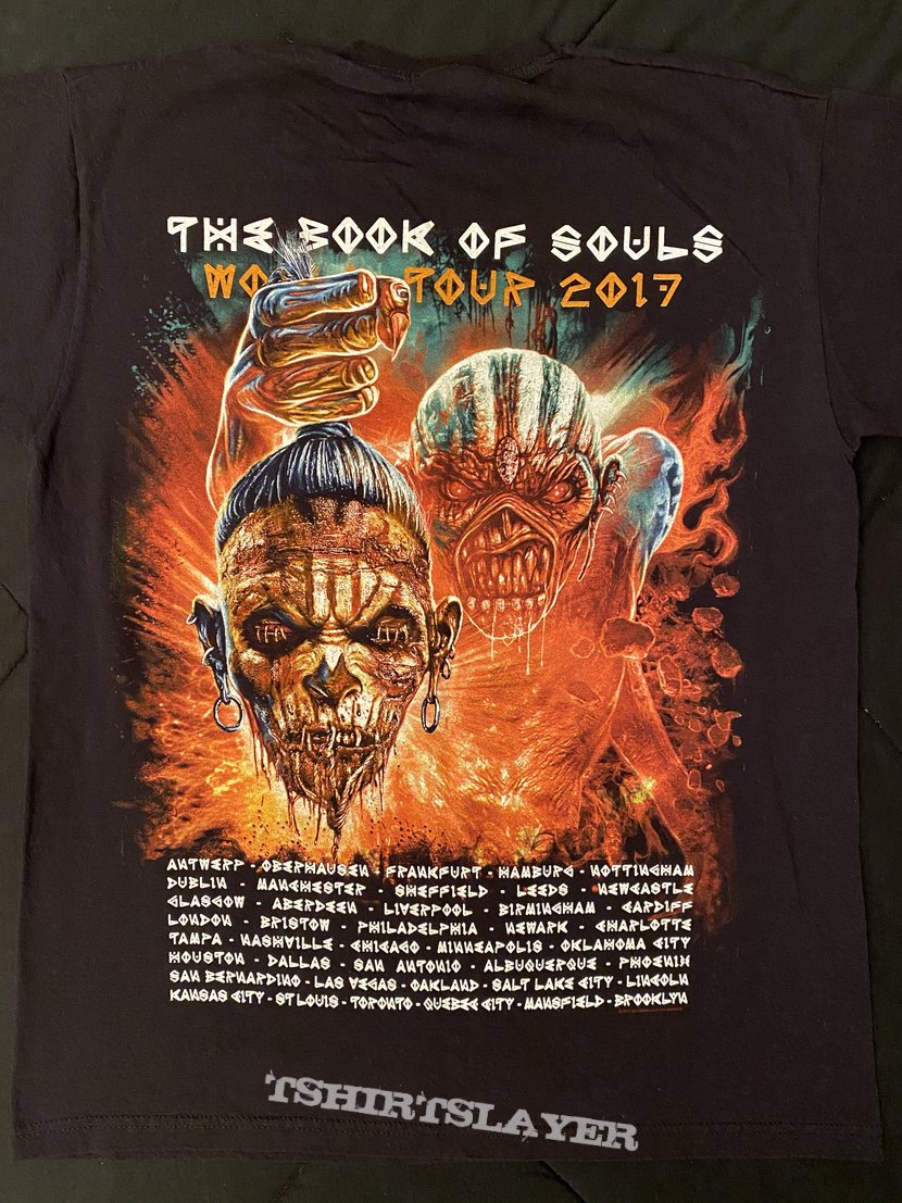 Iron Maiden - The Book Of Souls 2017 tour shirt