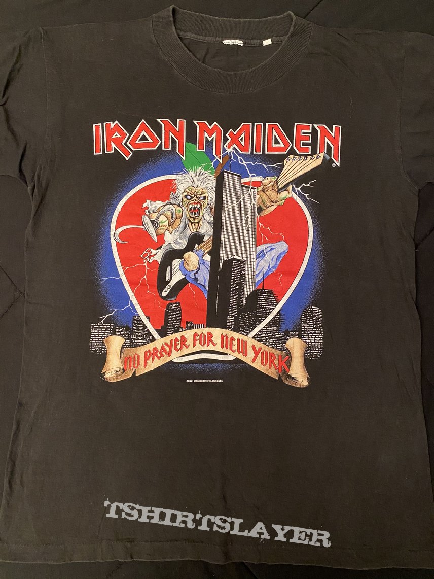 Iron Maiden - New York 1991 event shirt | TShirtSlayer TShirt and ...