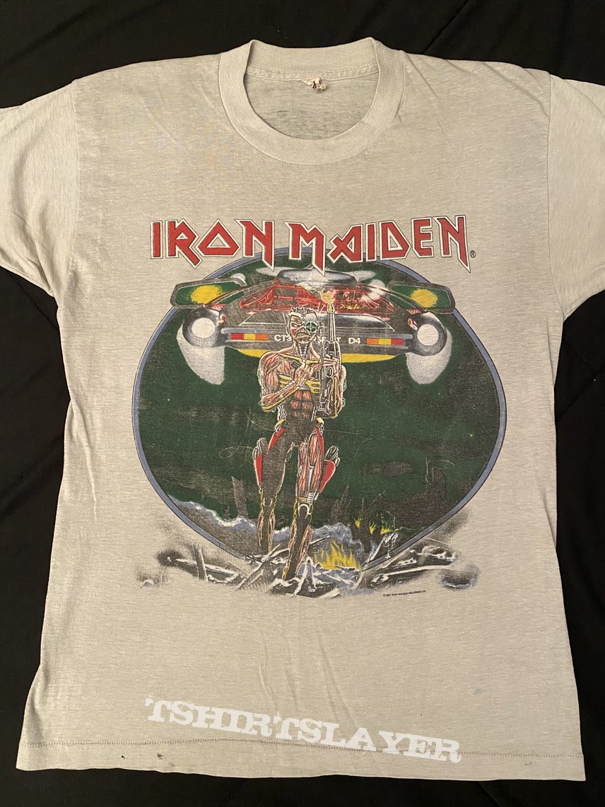 Iron Maiden - Somewhere On Tour 1987 tour shirt | TShirtSlayer TShirt ...