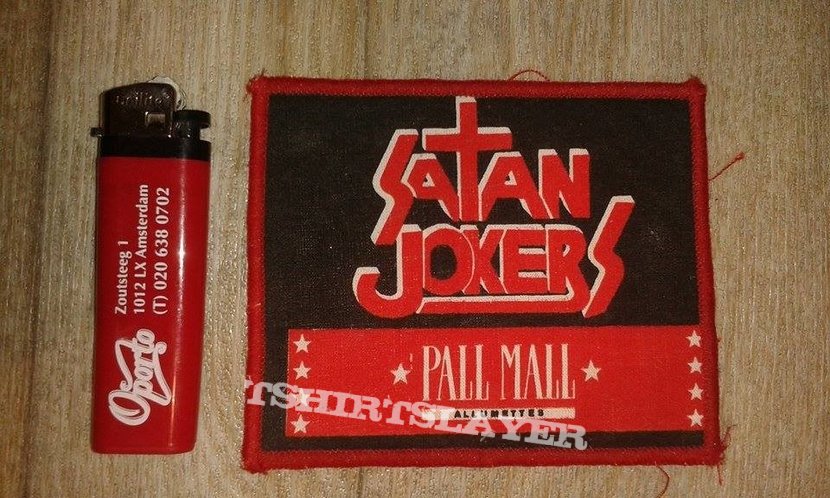 Satan Jokers &quot;Pall Mall&quot; original printed patch (1984)