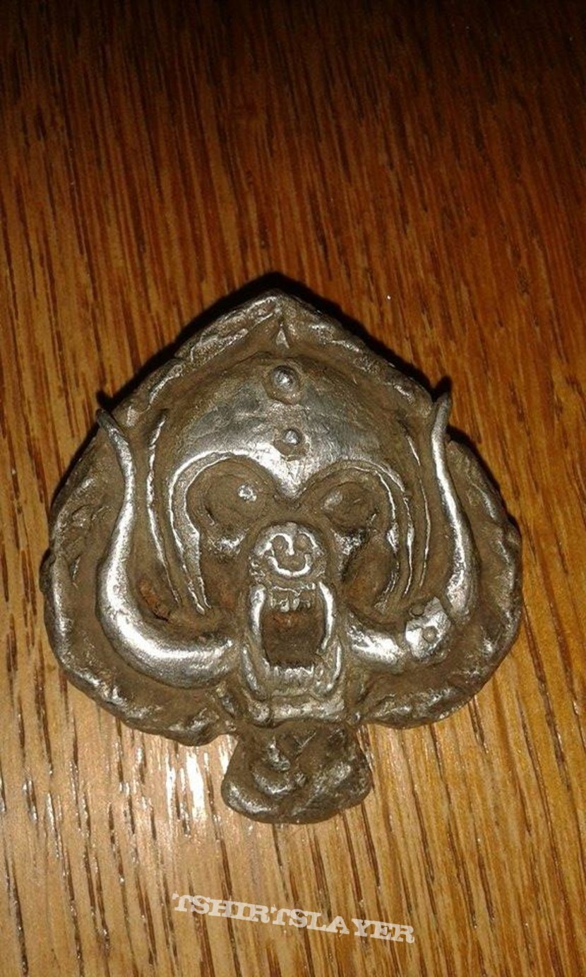 Motörhead Handmade (!) Snaggletooth Spade Pin