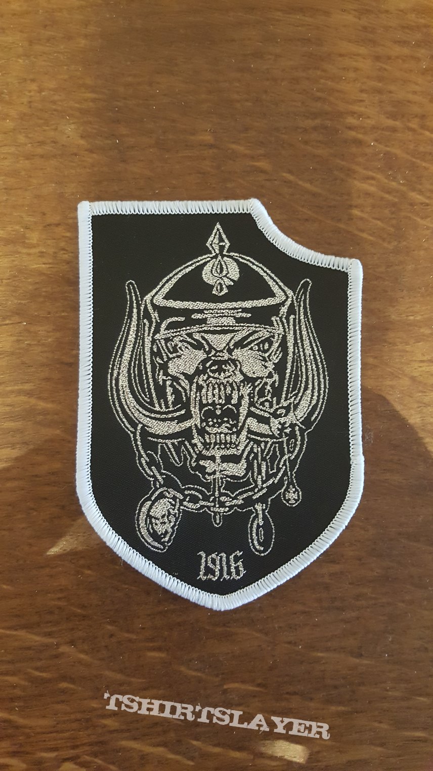 Motörhead - 1916 shield patch