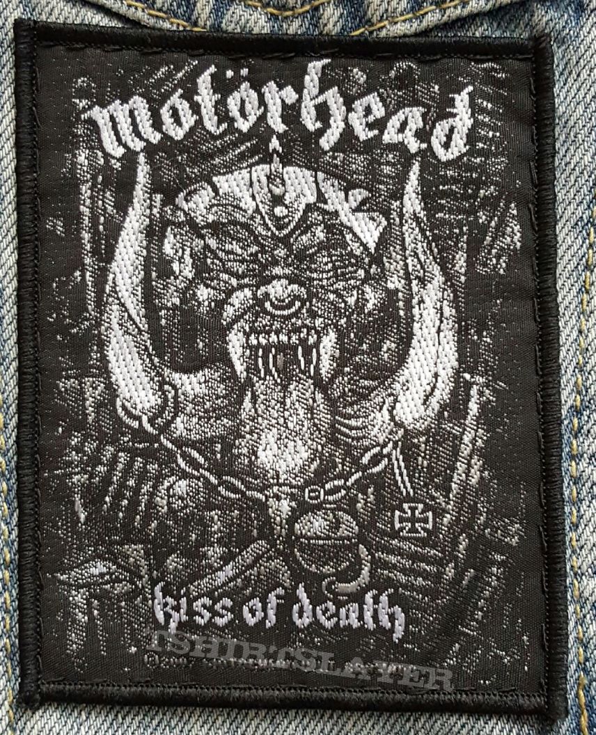 Motörhead - Kiss of Death Patch | TShirtSlayer TShirt and BattleJacket  Gallery