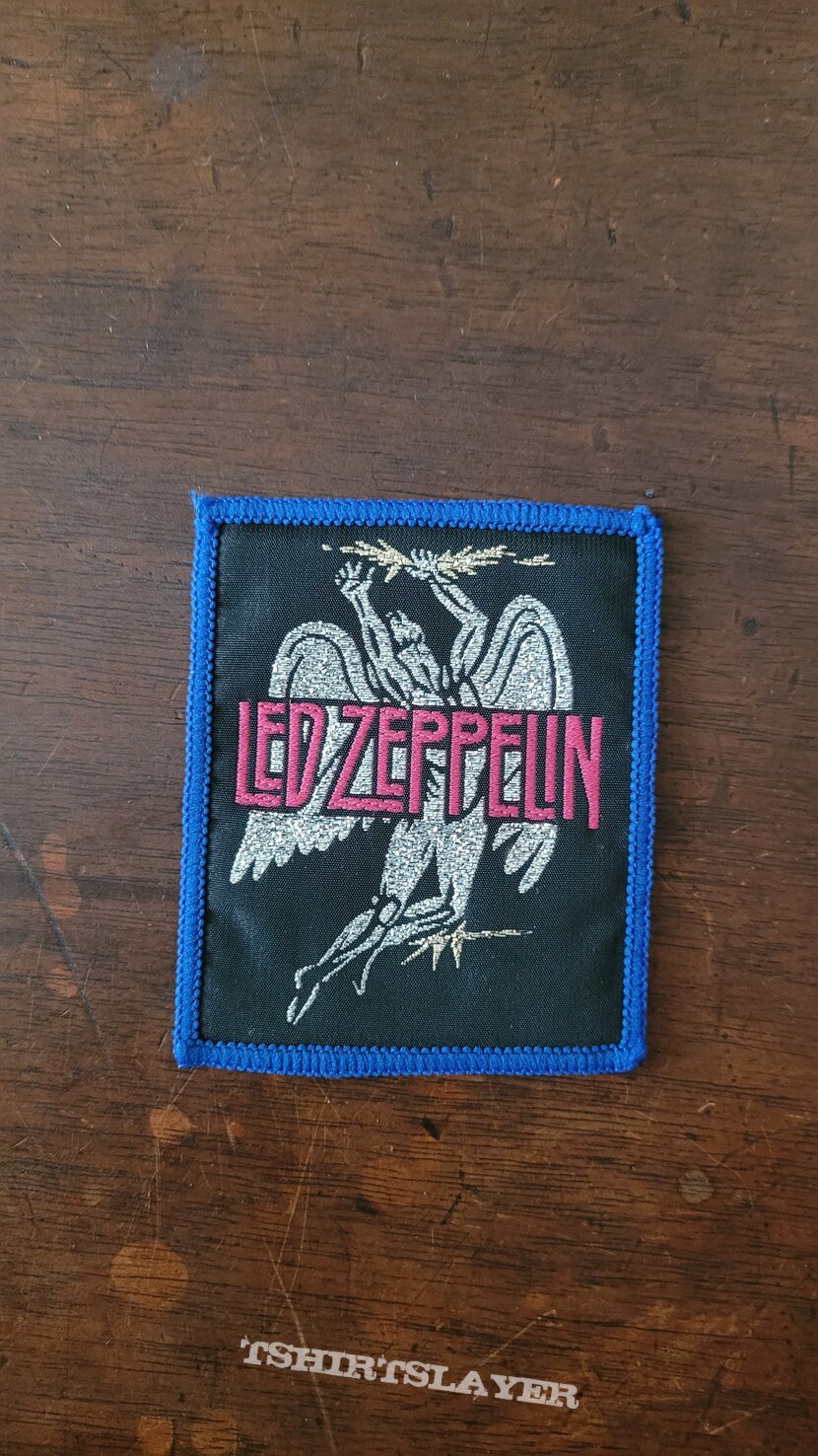 Led zeppelin blue border patch