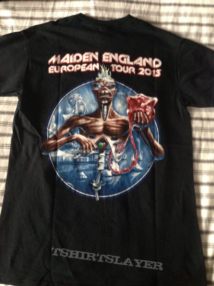 Iron maiden european tour t-shirt