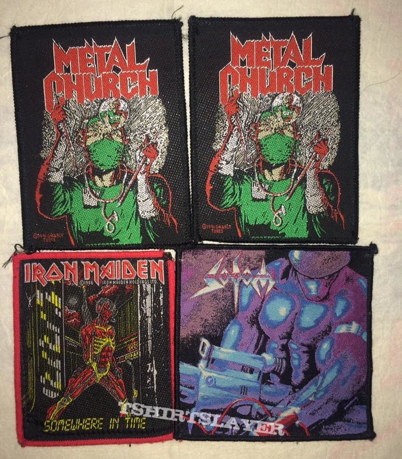 Metal Church patches 