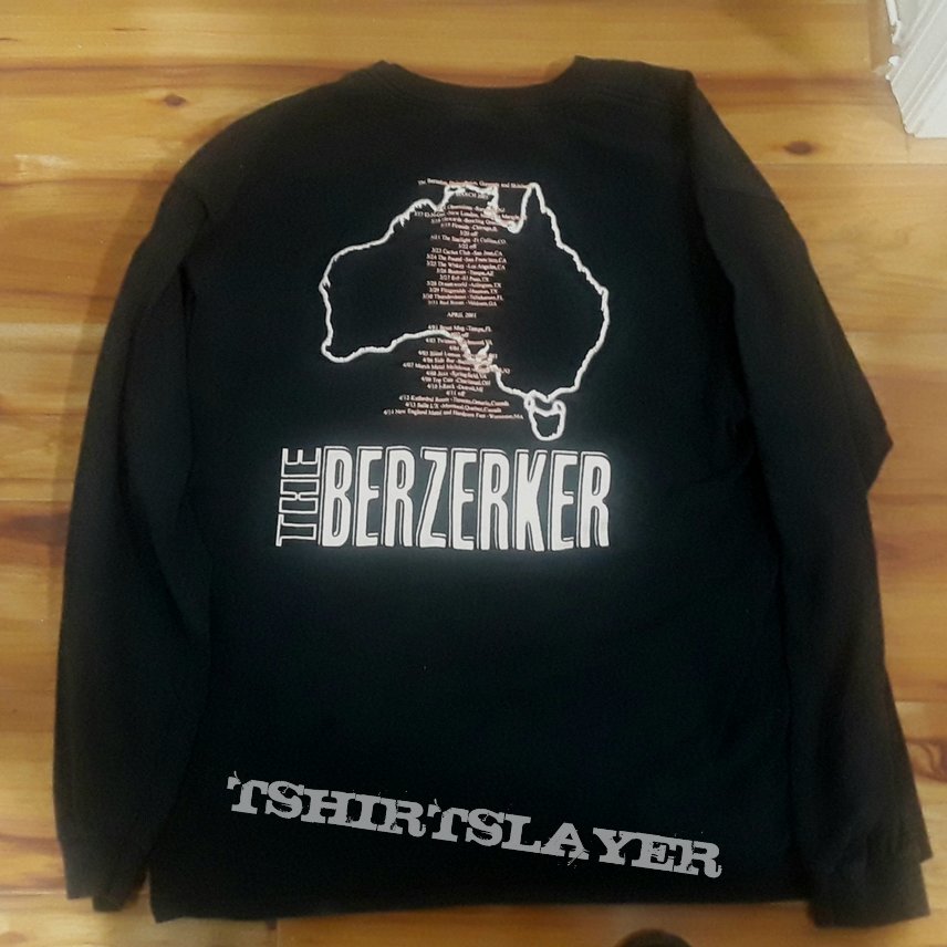 The berzerker 2001 U.S.  tour longsleeve 