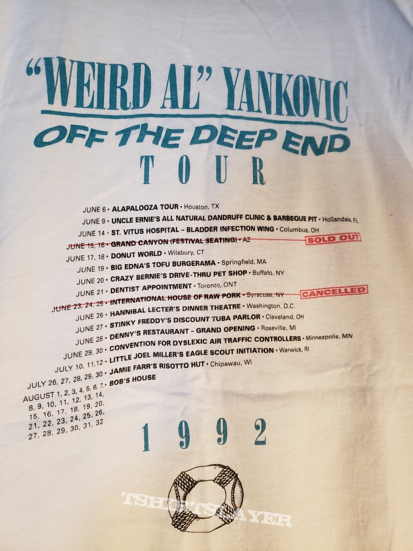 Weird Al - Off The Deep End | TShirtSlayer TShirt and BattleJacket