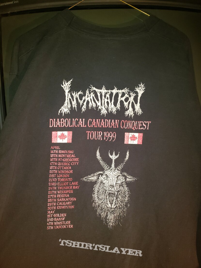 Incantation - Diabolical Canadian Conquest Tour