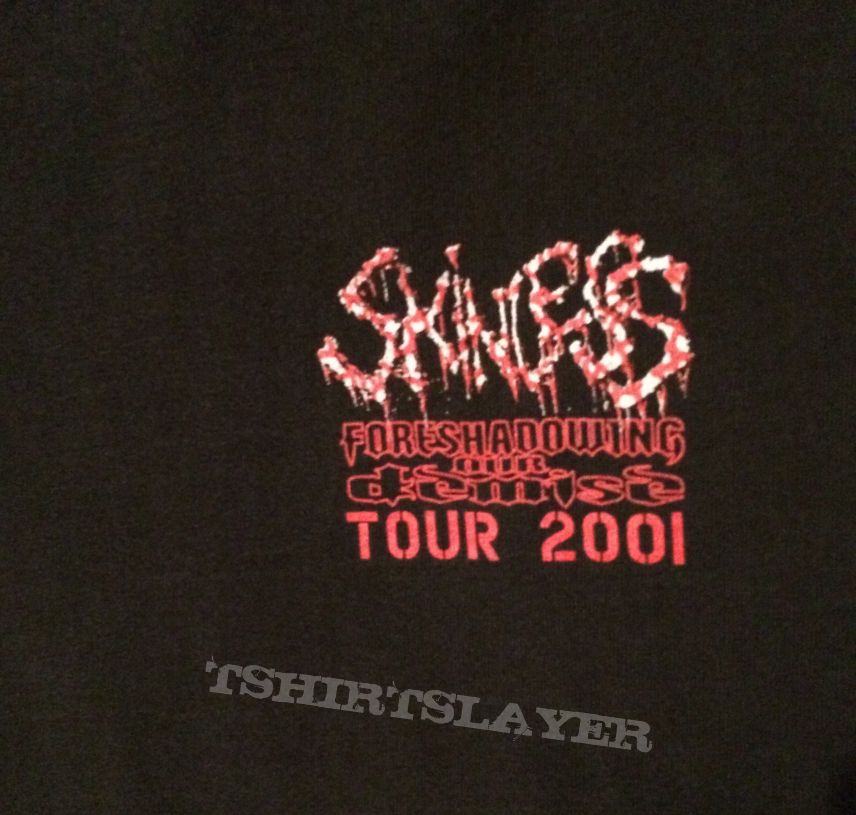 Skinless-Foreshadowing tour 2001 shirt