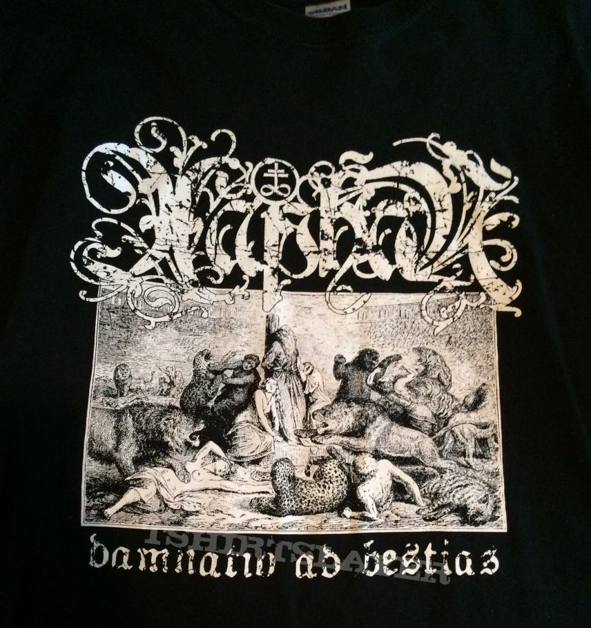 Xaphan( Ex Disembodied/Coalesce) Xaphan-Christians to the lions shirt