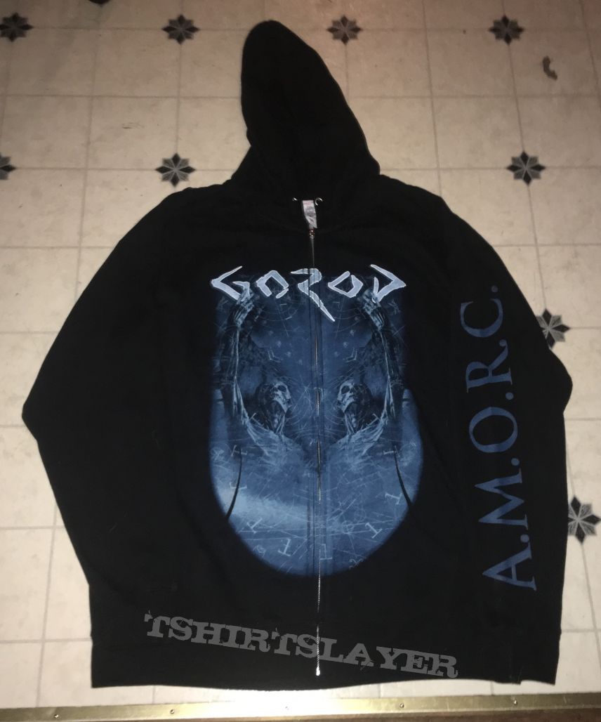 Gorod - Dual Skeleton zip-up hoodie