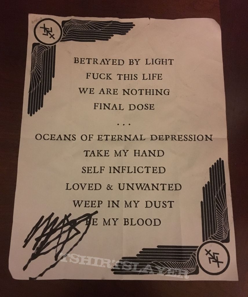 Signed Young and in the Way Setlist