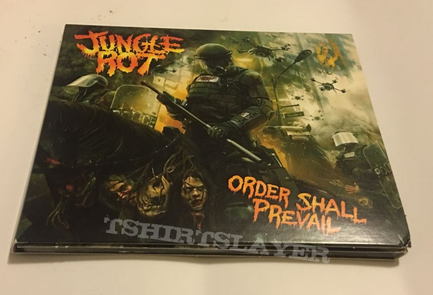 Jungle Rot Signed Order Shall Prevail CD | TShirtSlayer TShirt and