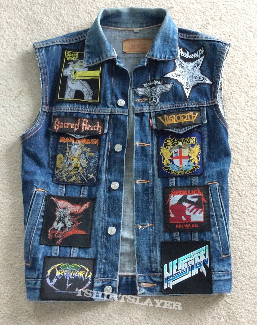 Death First stab at a battle jacket
