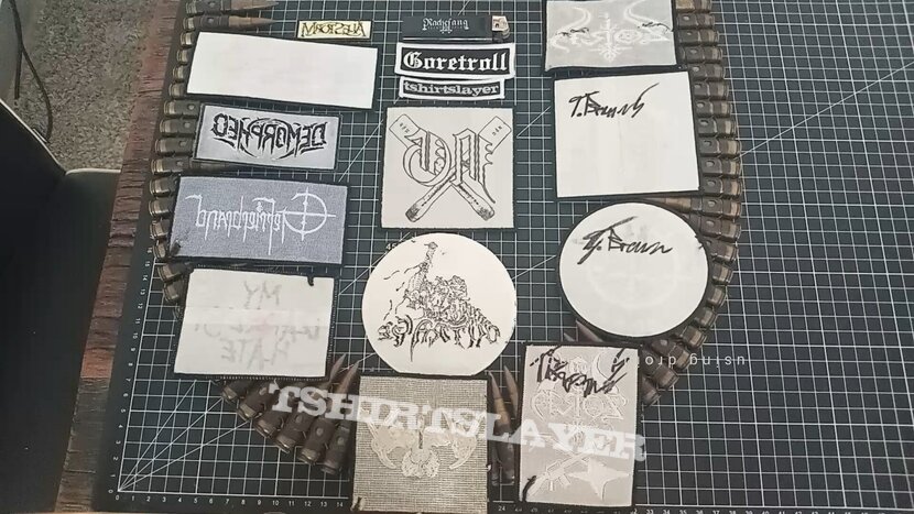 Various Local Band Patch Collection