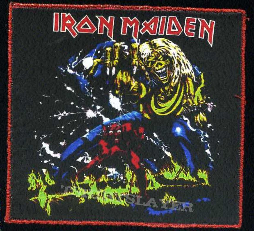 printed patch iron maiden 