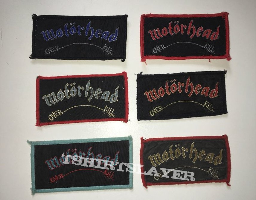 Motörhead motorhead  collection mini strip patch over kill 