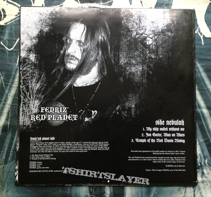 Engangsgrill - Fenriz&#039; Red Planet / Nattefrost Split LP 