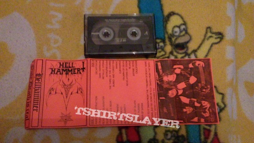 Hellhammer - bootleg tape with Satanic Rites &amp; Triumph of Death 