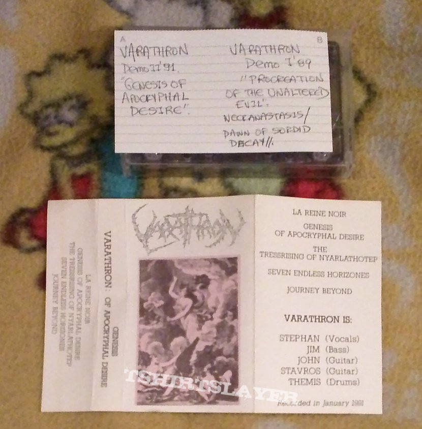 Varathron - Genesis Of Apocryphal Desire demo &#039;91