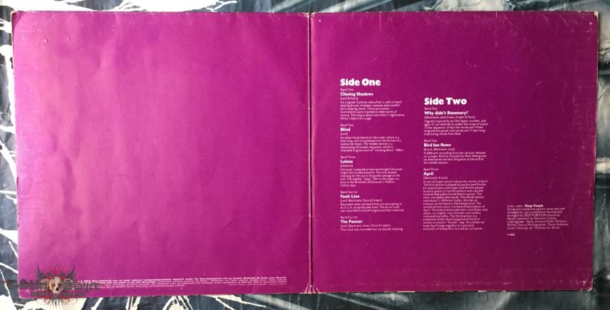 Deep Purple - s/t og vinyl 