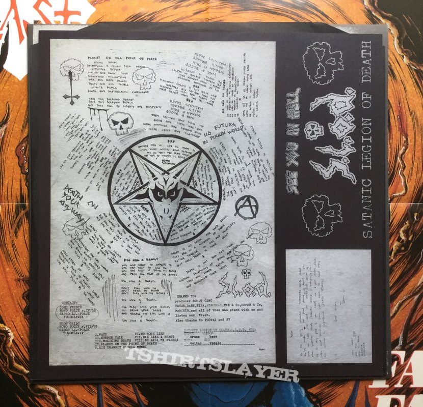 Satanic Legion Of Death - See you in Hell (1986 demo) vinyl 