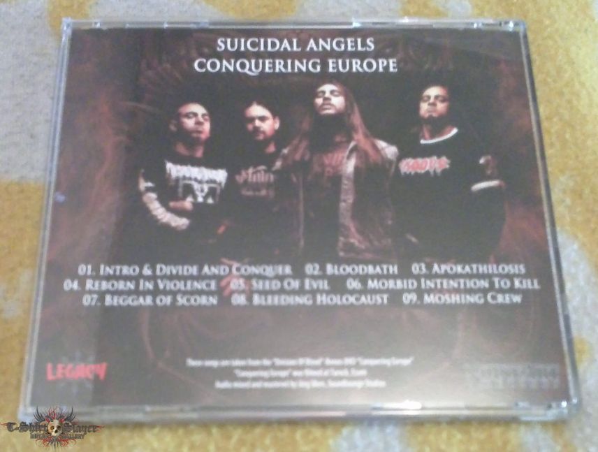 Suicidal Angels - Conquering Europe LIVE CD