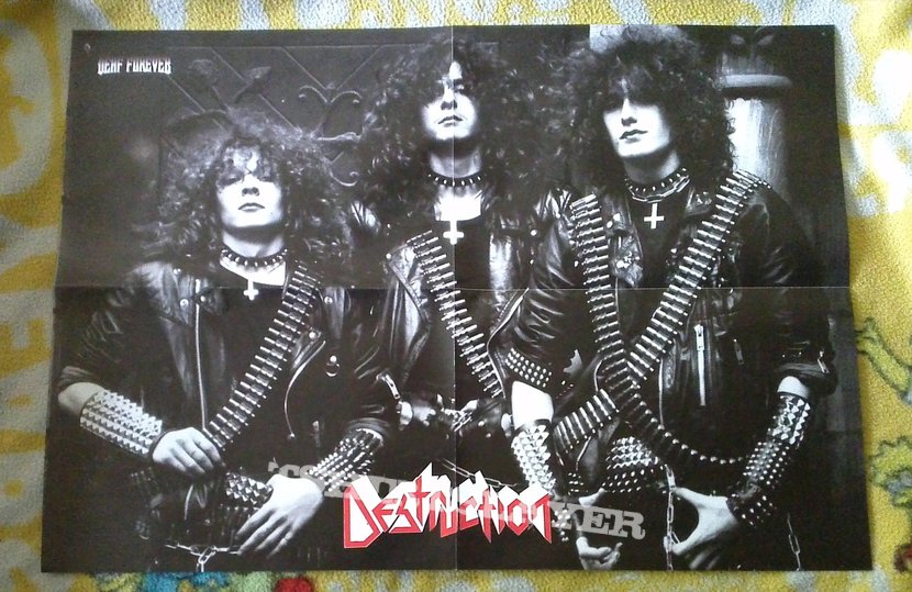 Destruction &amp; Venom posters from *Deaf Forever* mag