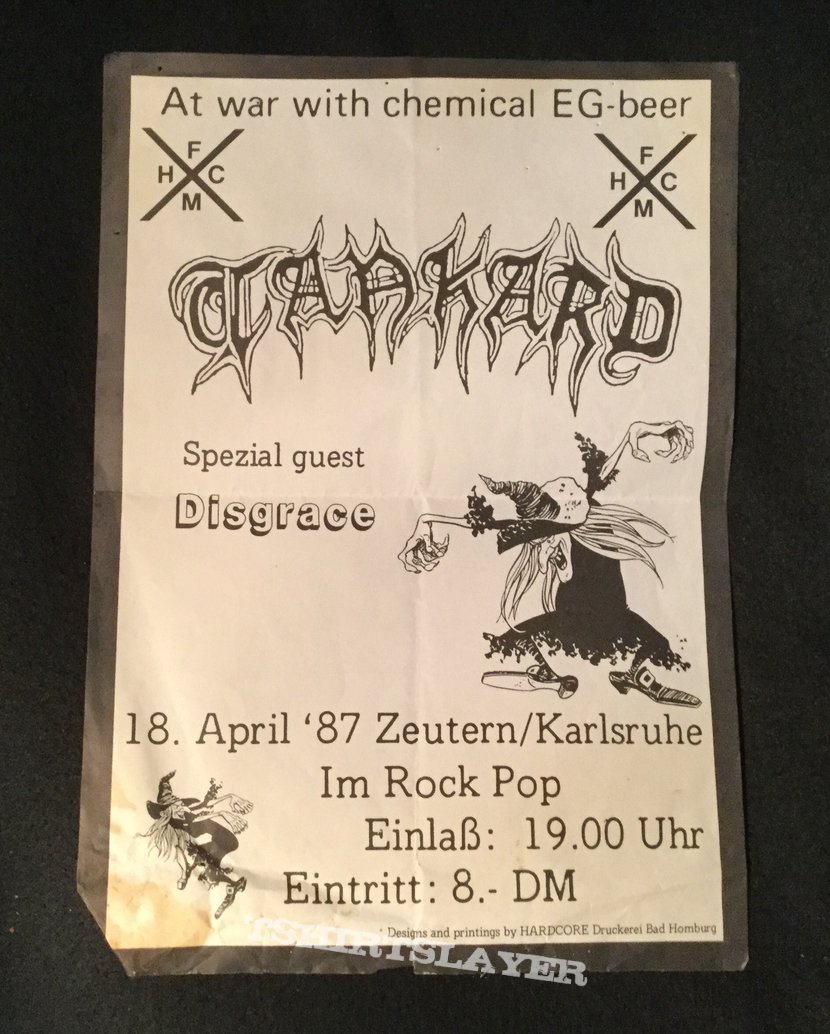 Tankard Few old concert flyers