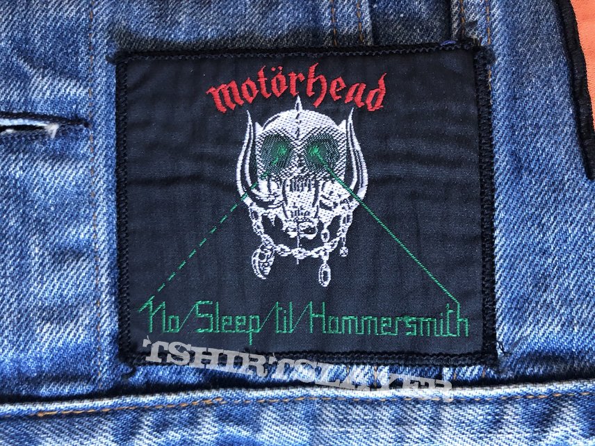 Motörhead Vintage No Sleep &#039;til Hammersmith patch