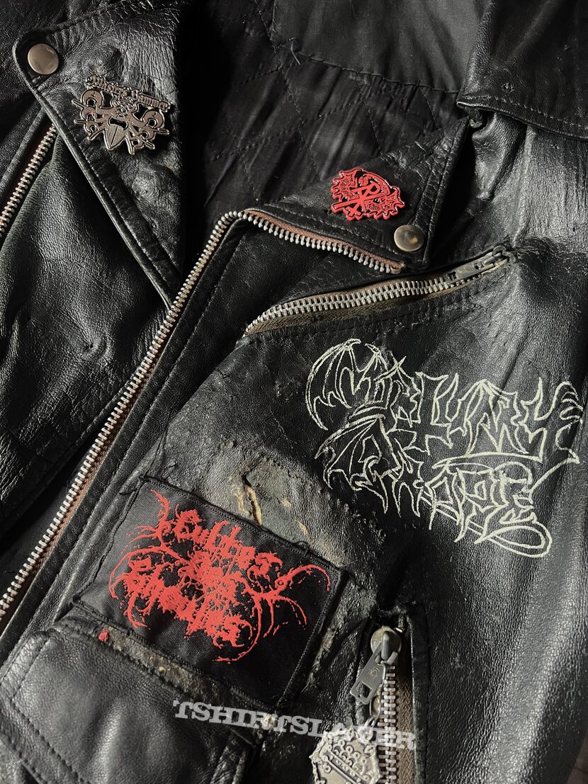 Spirit Possession Painted leather vest