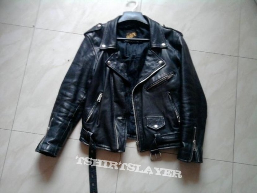 Obituary Jacket real leather !