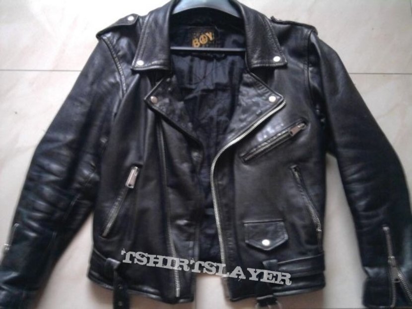 Obituary Jacket real leather !