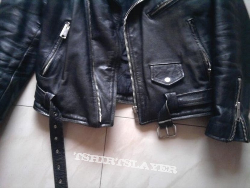 Obituary Jacket real leather !